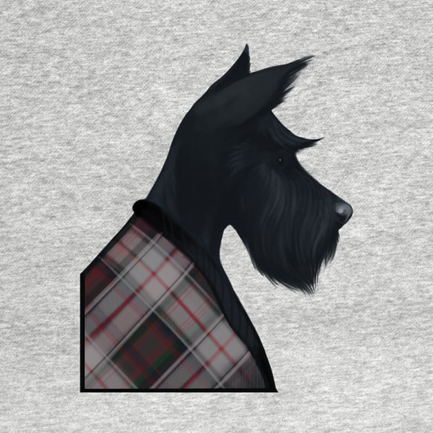 Tartan Scottish Terrier by JHeavenor